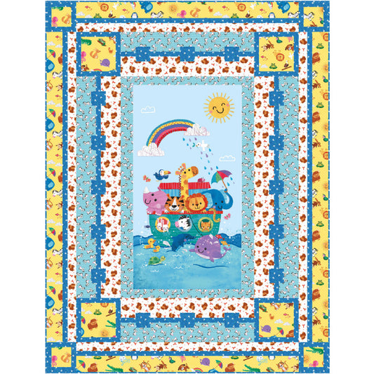 Noah and Friends by Lindsey Sagar : Celestial Window Quilt Kit