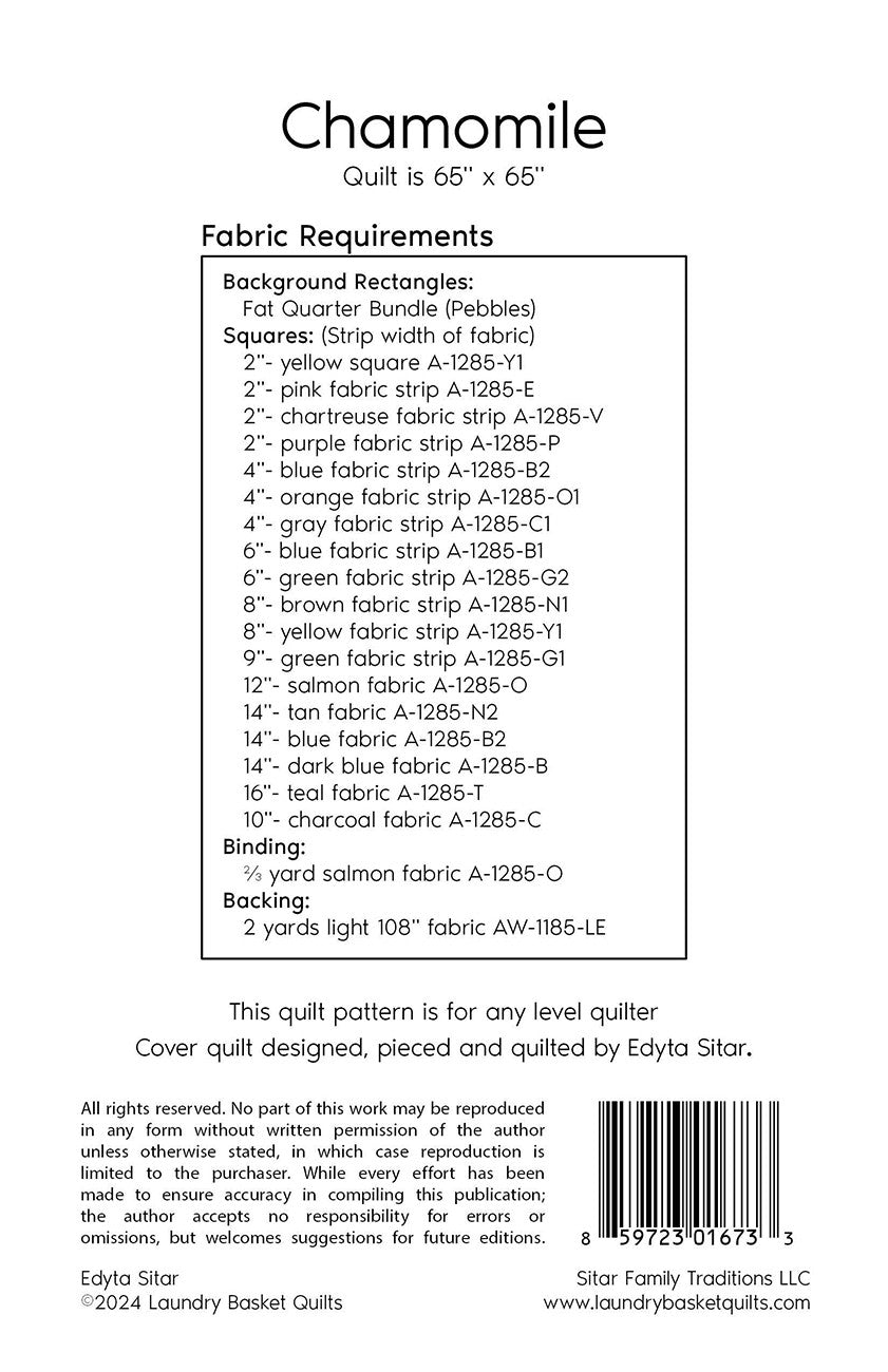 Chamomile # LBQ-1673-P - Special Order