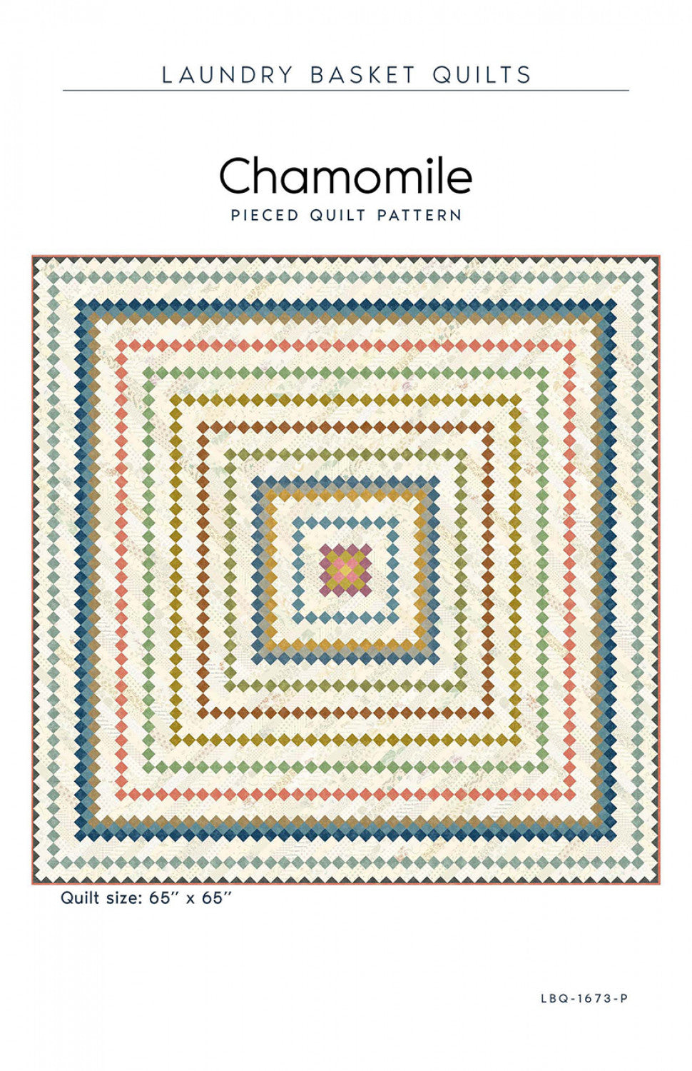 Chamomile Quilt Pattern by Laundry Basket Quilts