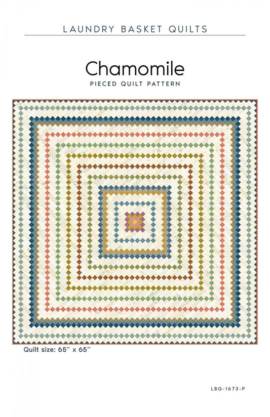 Chamomile Quilt Pattern by Laundry Basket Quilts