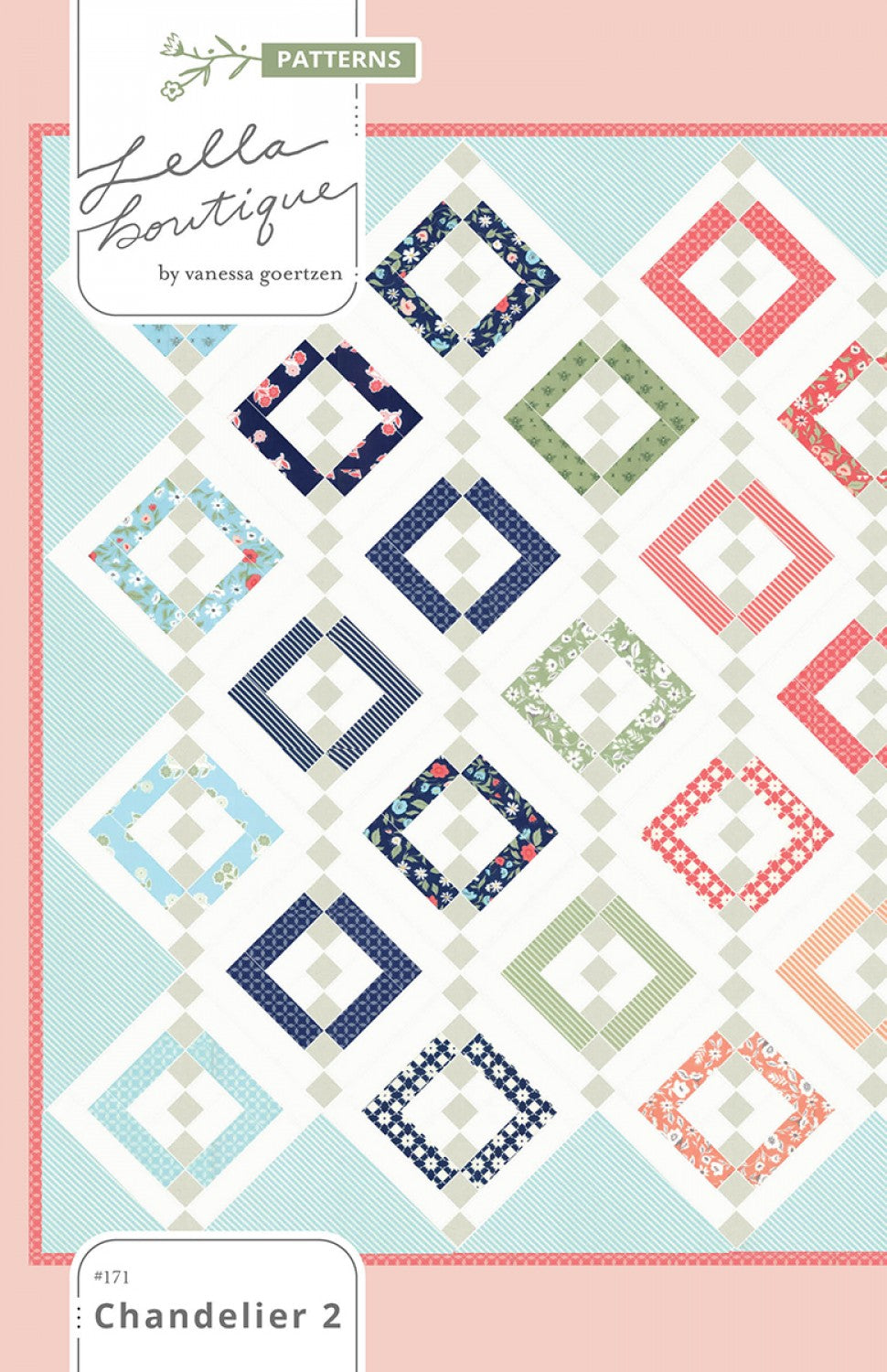 Chandelier 2 Quilt Pattern by Lella Boutique