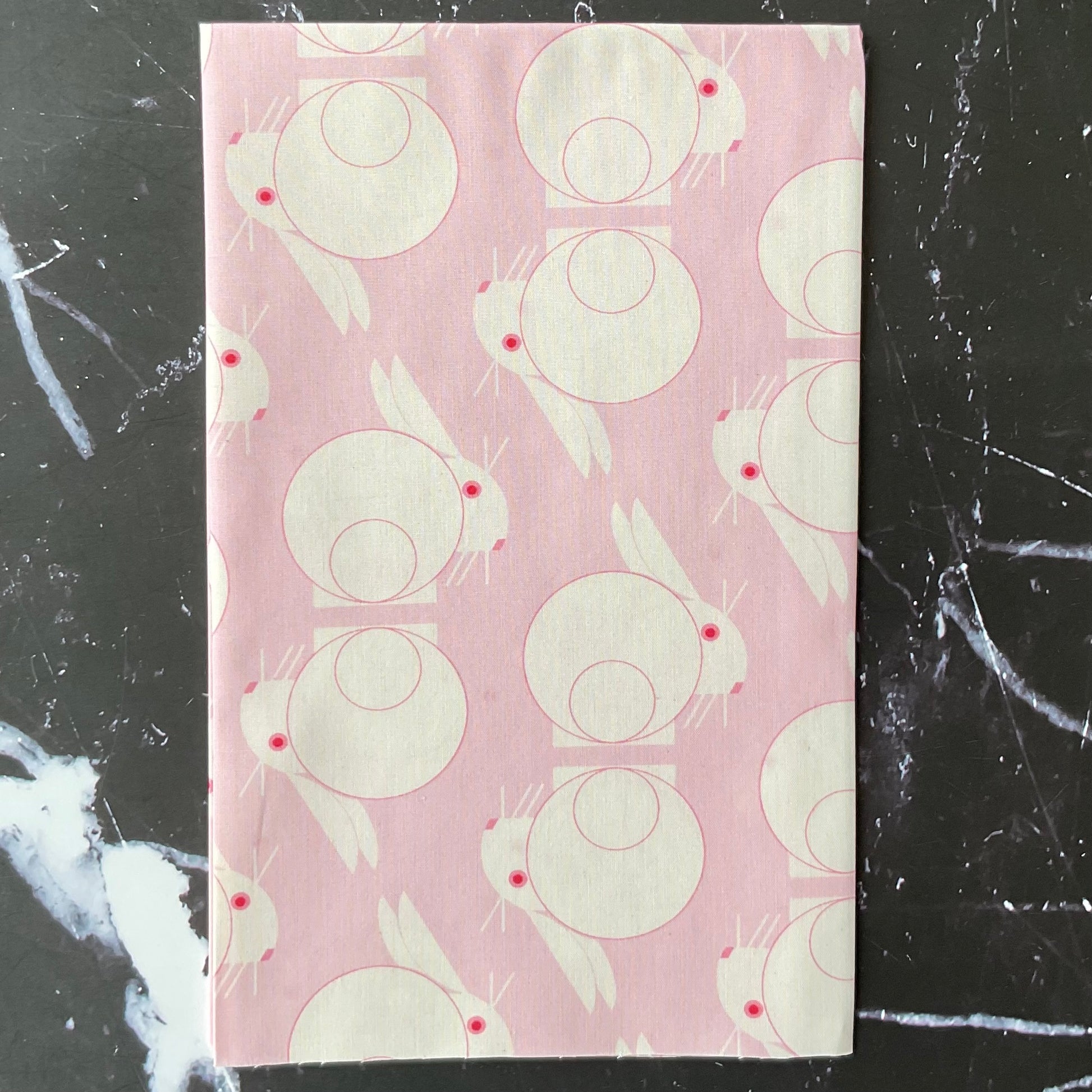 Charley Harper Best Friends - Bunnies Stagger Blush Poplin CH-385