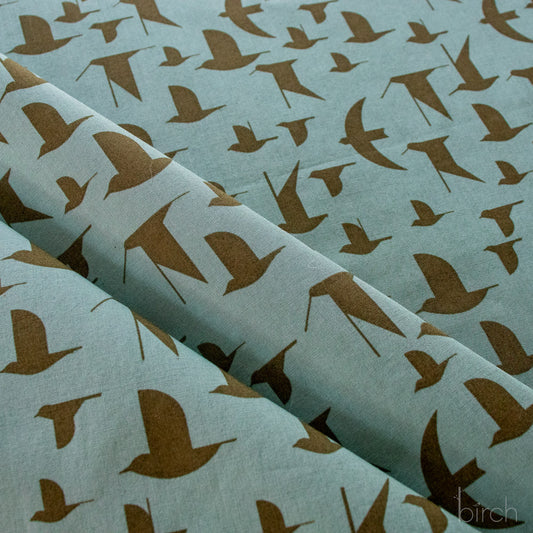 Charley Harper Coastal Vol 2 - Maritime Birds Seagrass Poplin CH-438