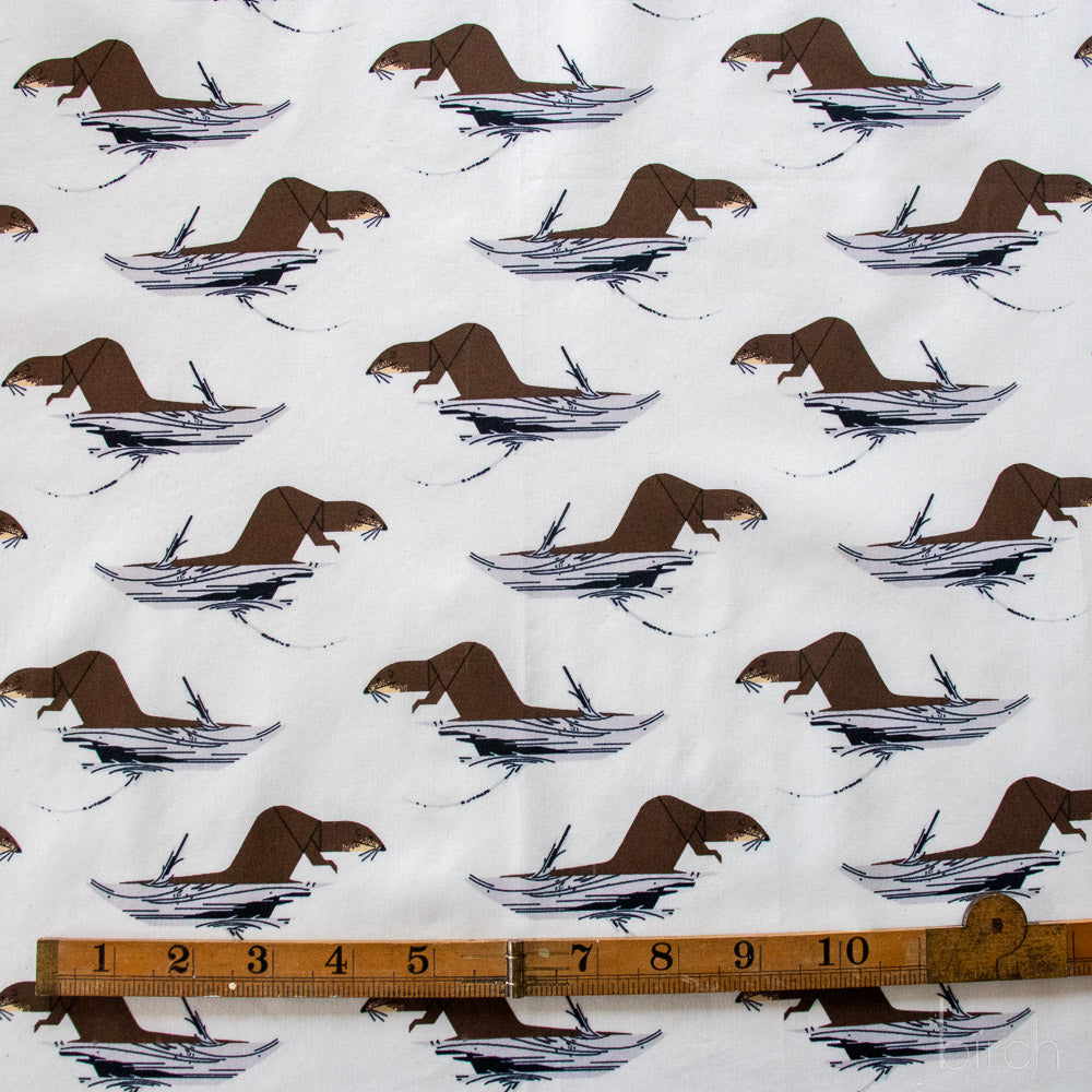 Charley Harper Coastal Vol 2 - Tree Otter Poplin CH-443