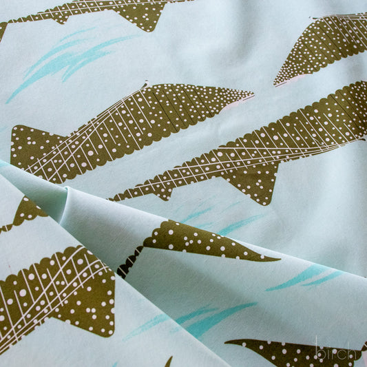 Charley Harper Coastal Vol 2 - Whale Shark Poplin CH-444