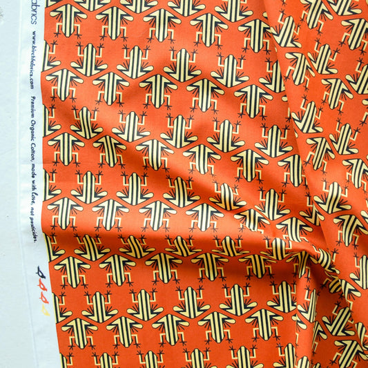 Charley Harper Discovery Place - Yellow Dart Frog Poplin CH-357