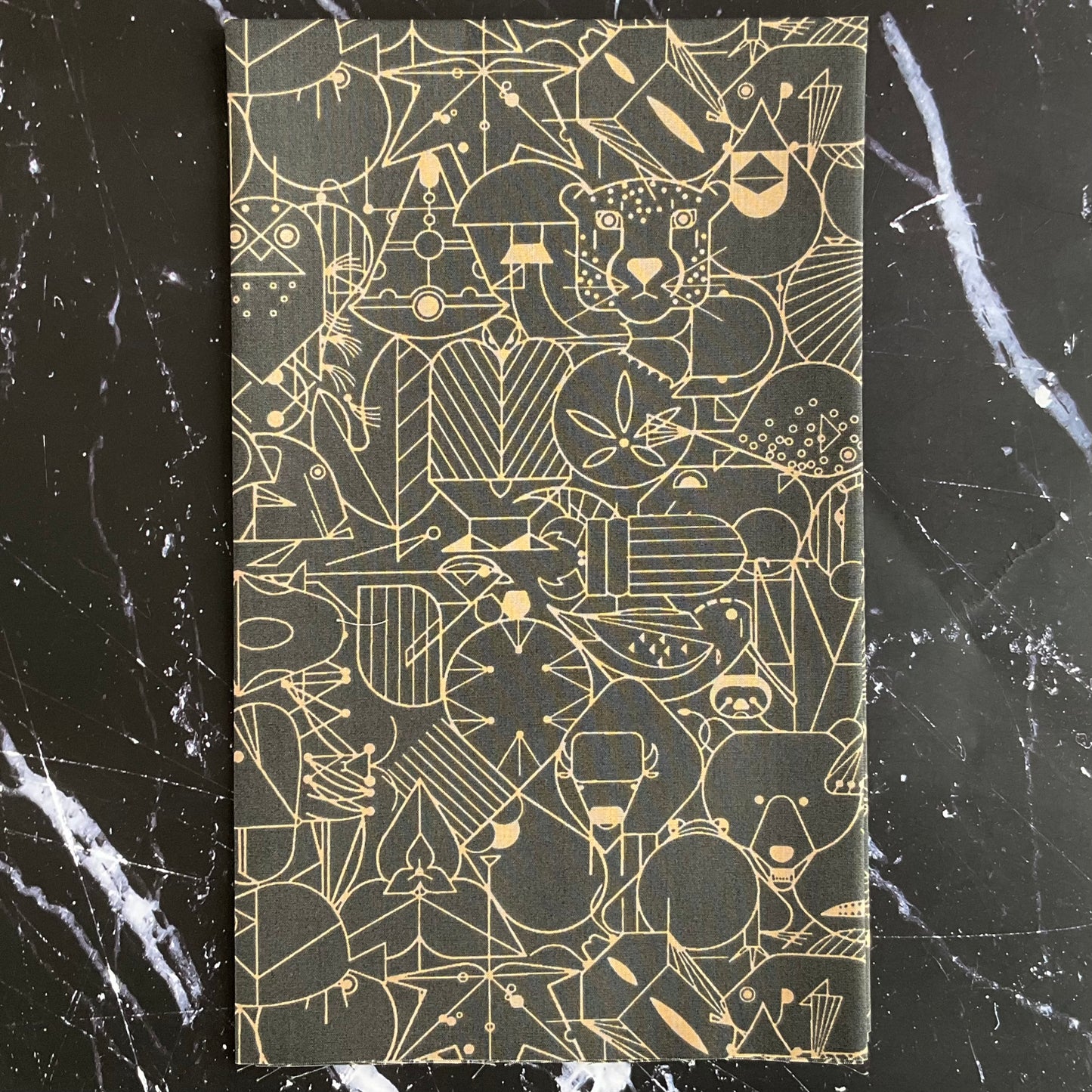 Charley Harper End Paper Basics - Cast Iron Poplin