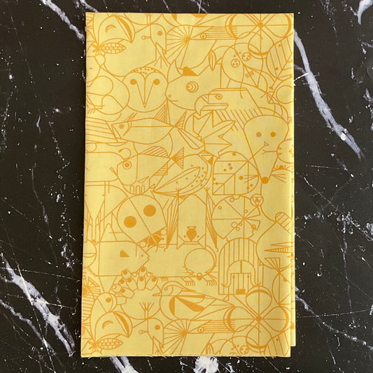 Charley Harper End Paper Basics - Golden Meadow Poplin