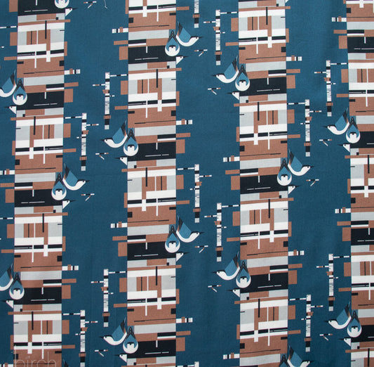 Charley Harper Harvest Vol. 3 Birch Bark Poplin CH-423