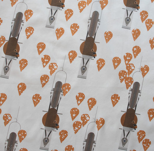 Charley Harper Harvest Vol. 3 Furred Feeder Poplin CH-414