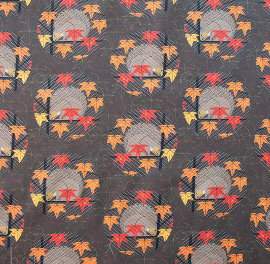 Charley Harper Harvest Vol. 3 Squirrel in a Squall Poplin CH-415