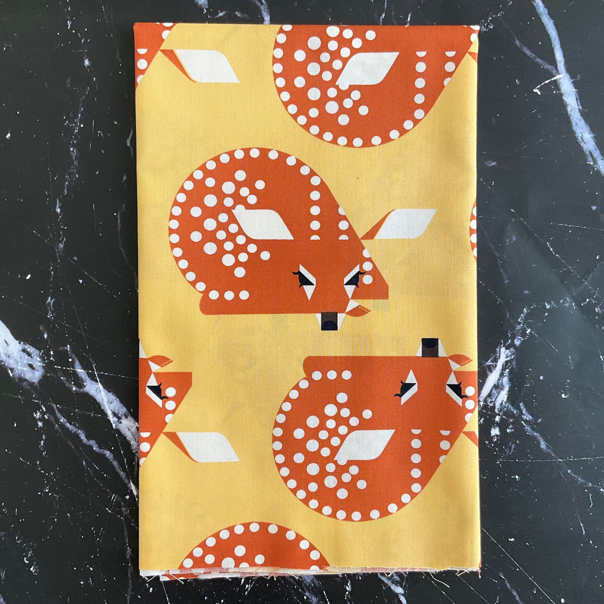 Charley Harper Michigan Audubon - Audubon Fawn Poplin CH-391