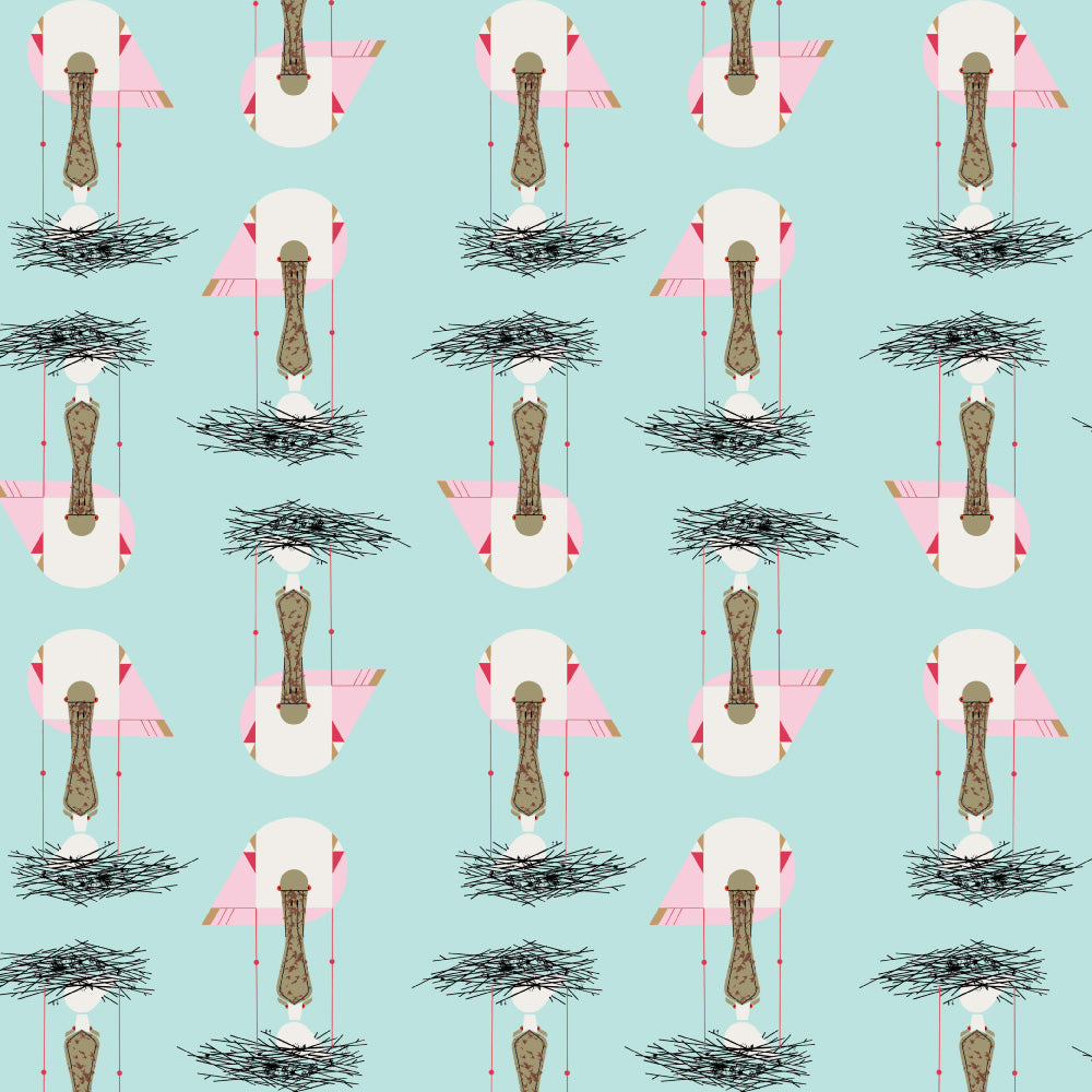 Charley Harper Nurture Vol. 3 - Spoonfed Poplin CH-408