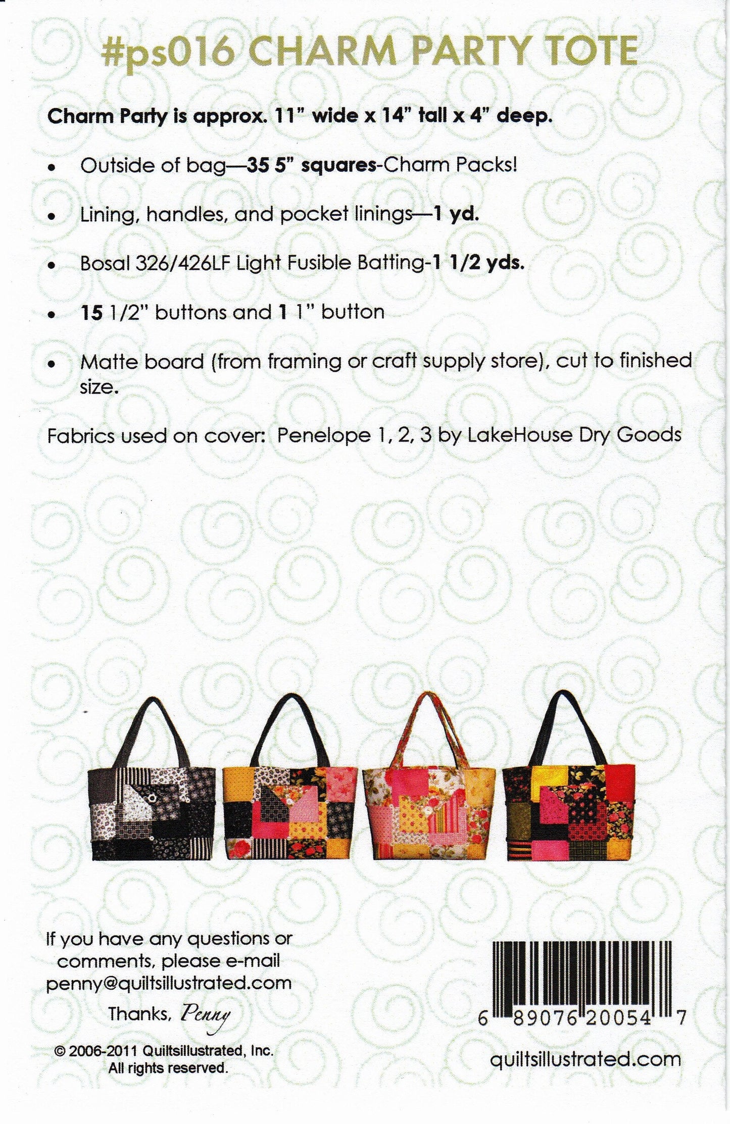 Charm Party Tote Kit featuring Sunbeam by Rashida Coleman Hale