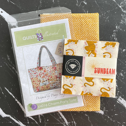 Charm Party Tote Kit featuring Sunbeam by Rashida Coleman Hale