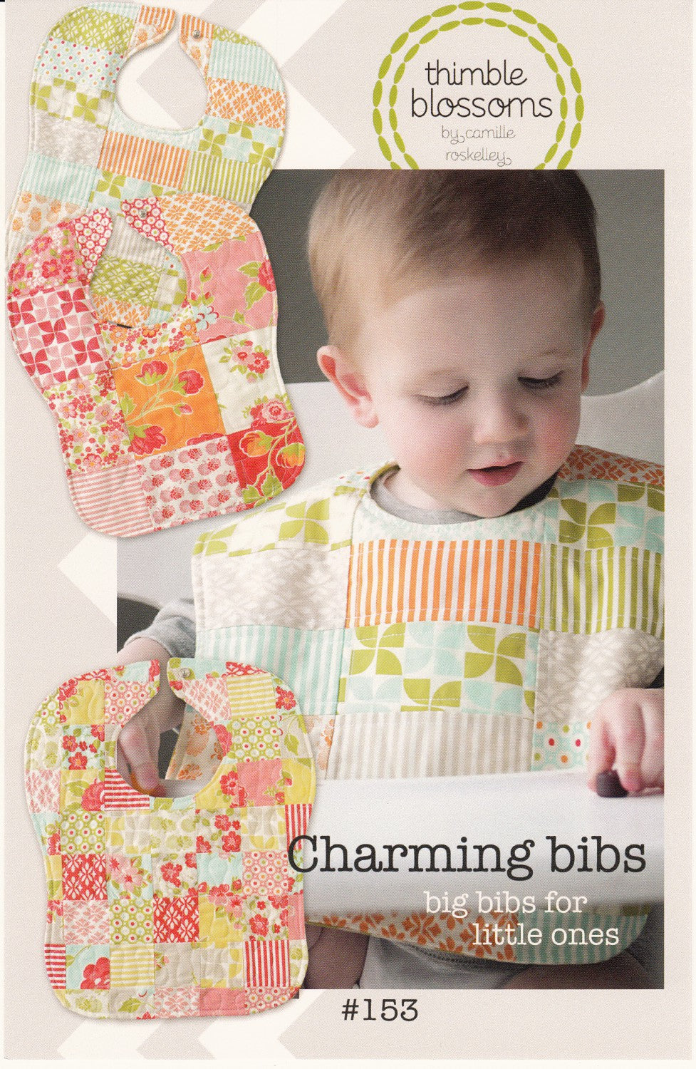 Charming Bibs Pattern by Thimble Blossom