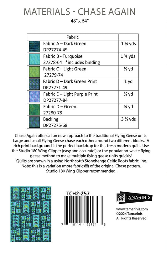 Chase Again Quilt Pattern by Tamarinis