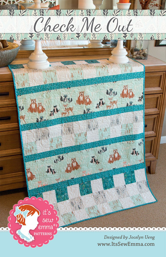 Check Me Out Quilt Pattern by It’s Sew Emma
