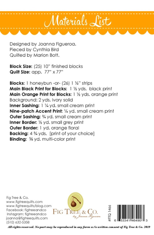 Checkerboards And Stars Quilt Pattern by Fig Tree & Co.