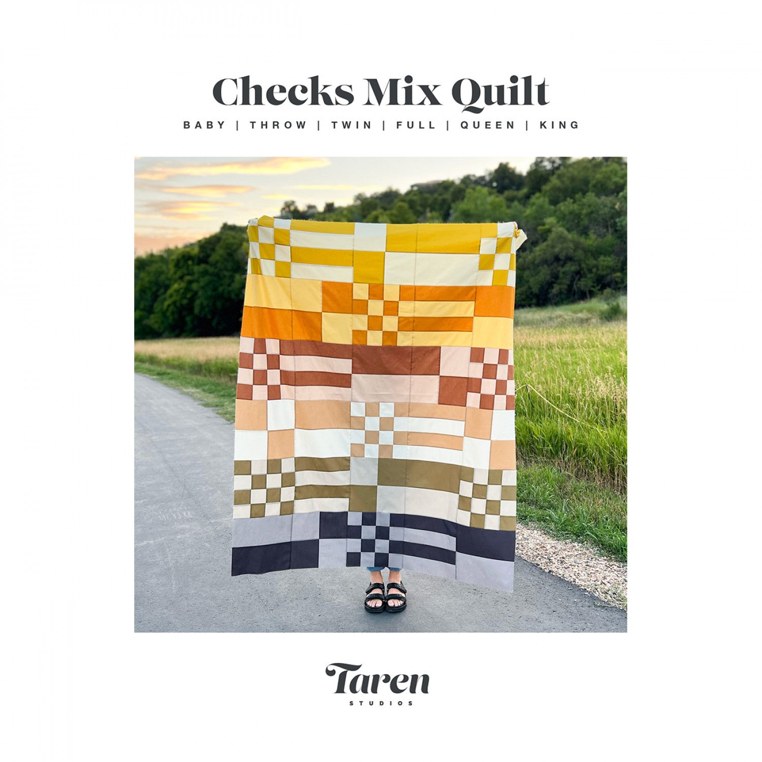Checks Mix Quilt Pattern by Taren Studios