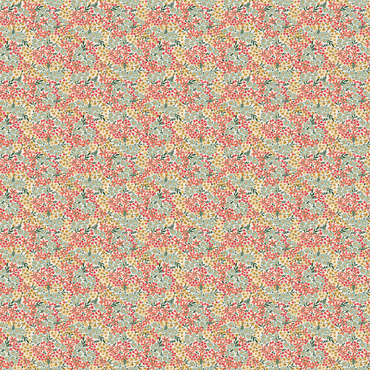 Cherry Orchard by Bernadett Urbanovics : Calico Red Multi 91324-26