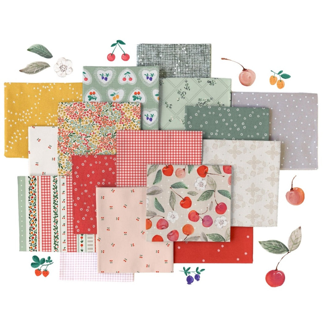 Cherry Orchard by Bernadett Urbanovics : Spring Garden Applique Quilt Kit