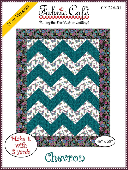 Chevron Quilt Pattern by Fabric Cafe