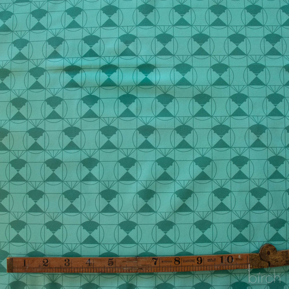 Chickadee End Papers Basic by Charley Harper: Lagoon CH-436-LAGOON (Estimated Ship Date November 2025)