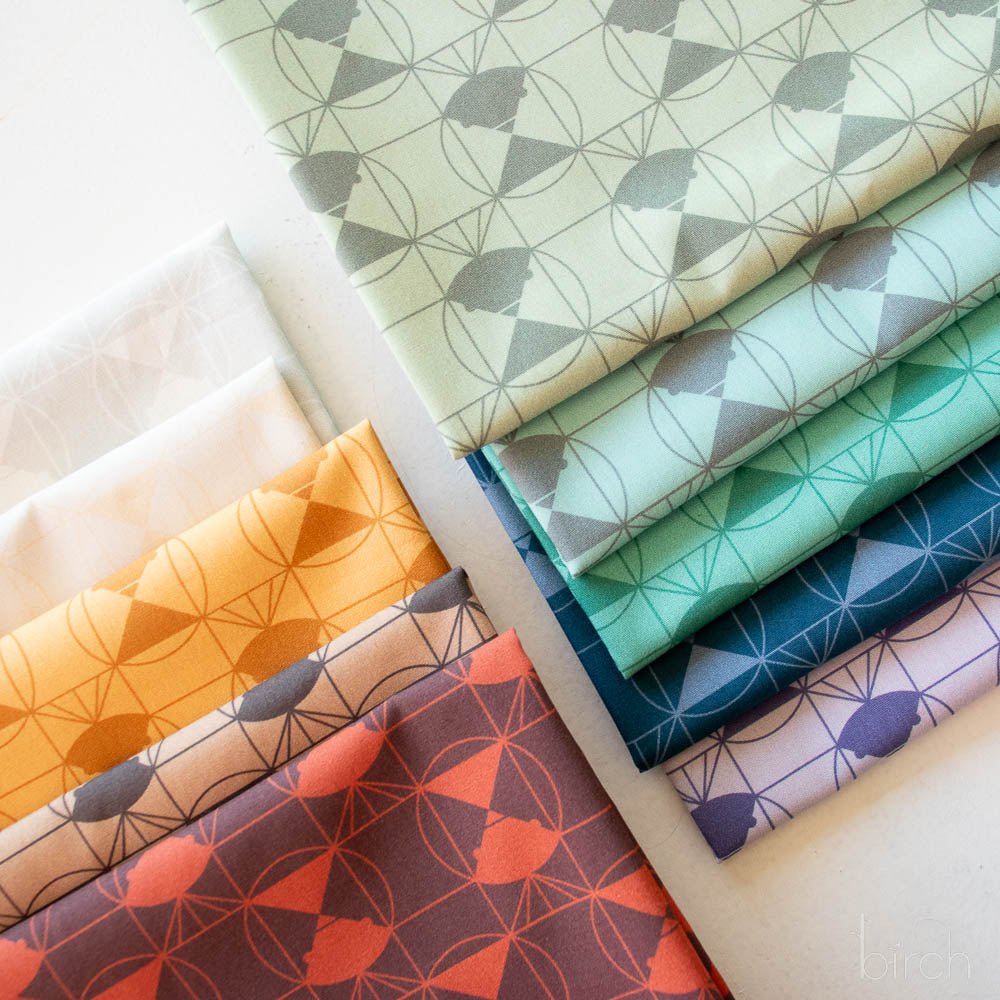 Chickadee End Papers and Original End Paper Basic by Charley Harper : Fabric Bundles (Estimated Ship Date November 2025)