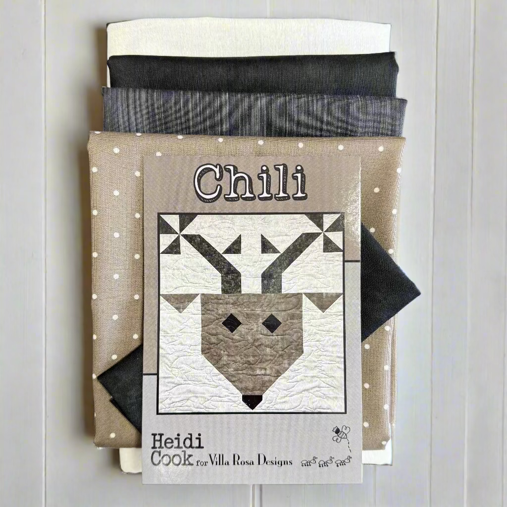 Chili Quilt Kit featuring Magic Dot by Lella Boutique