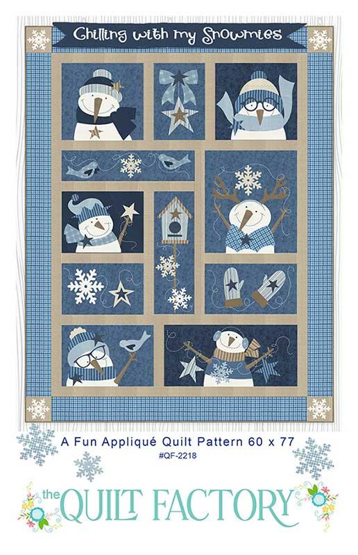 Chilling With My Snowmies Appliqué Quilt Pattern by The Quilt Factory