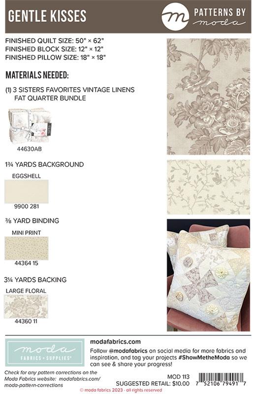 Chirp by Elana Amo - Gentle Kisses Quilt Kit