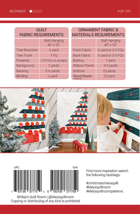 Christmas Chaos Quilt Pattern by Kiley's Quilt Room