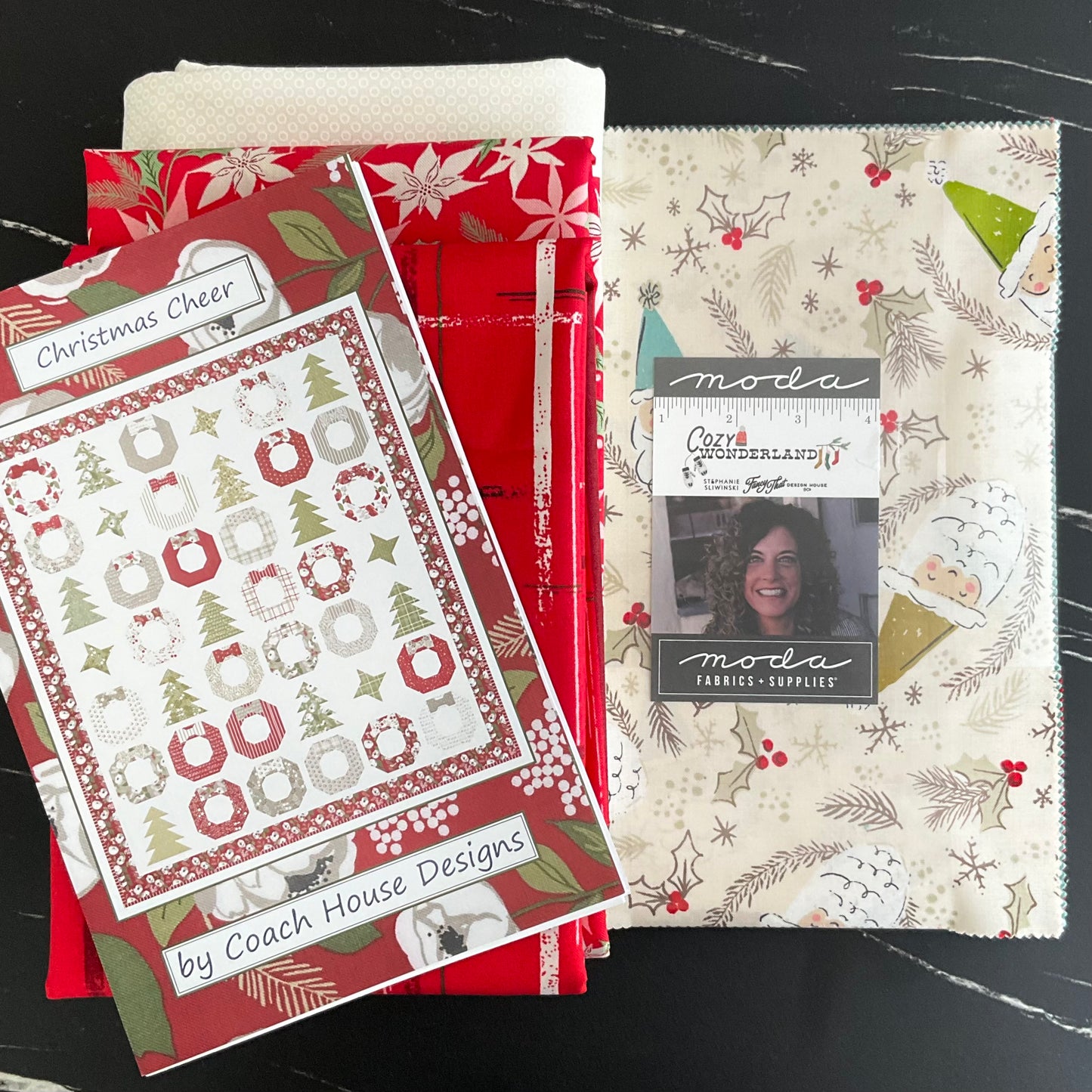 Christmas Cheer Quilt Kit featuring Cozy Wonderland