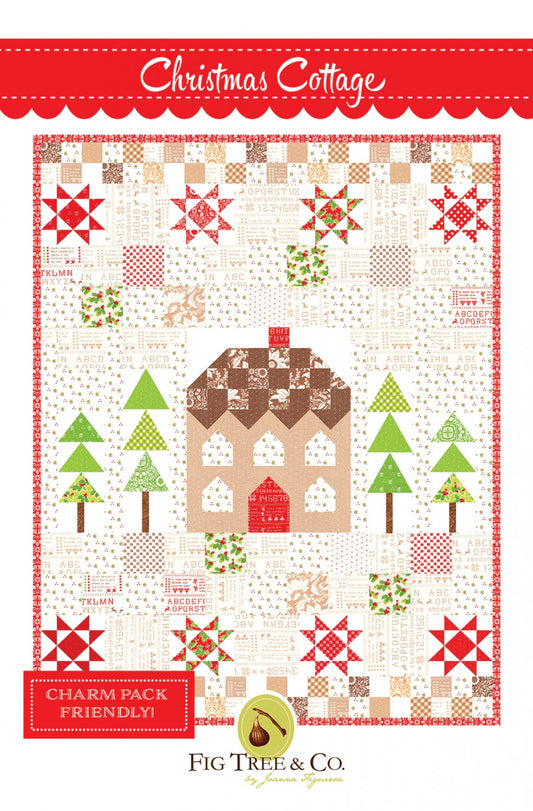 Christmas Cottage Quilt Pattern by Fig Tree & Co.