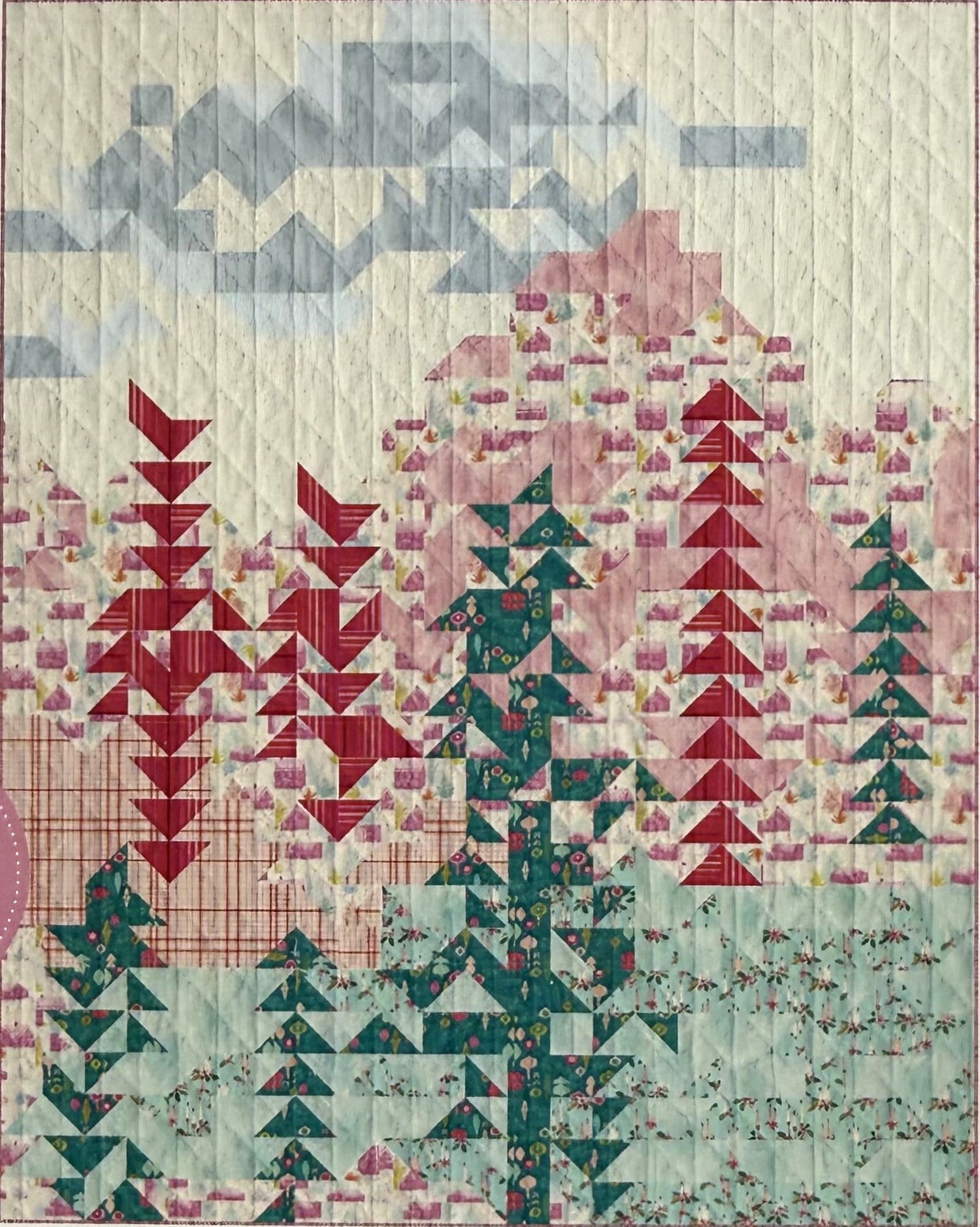 Christmas In Color by AGF Studio : Free PDF Joyful Forest Quilt Pattern
