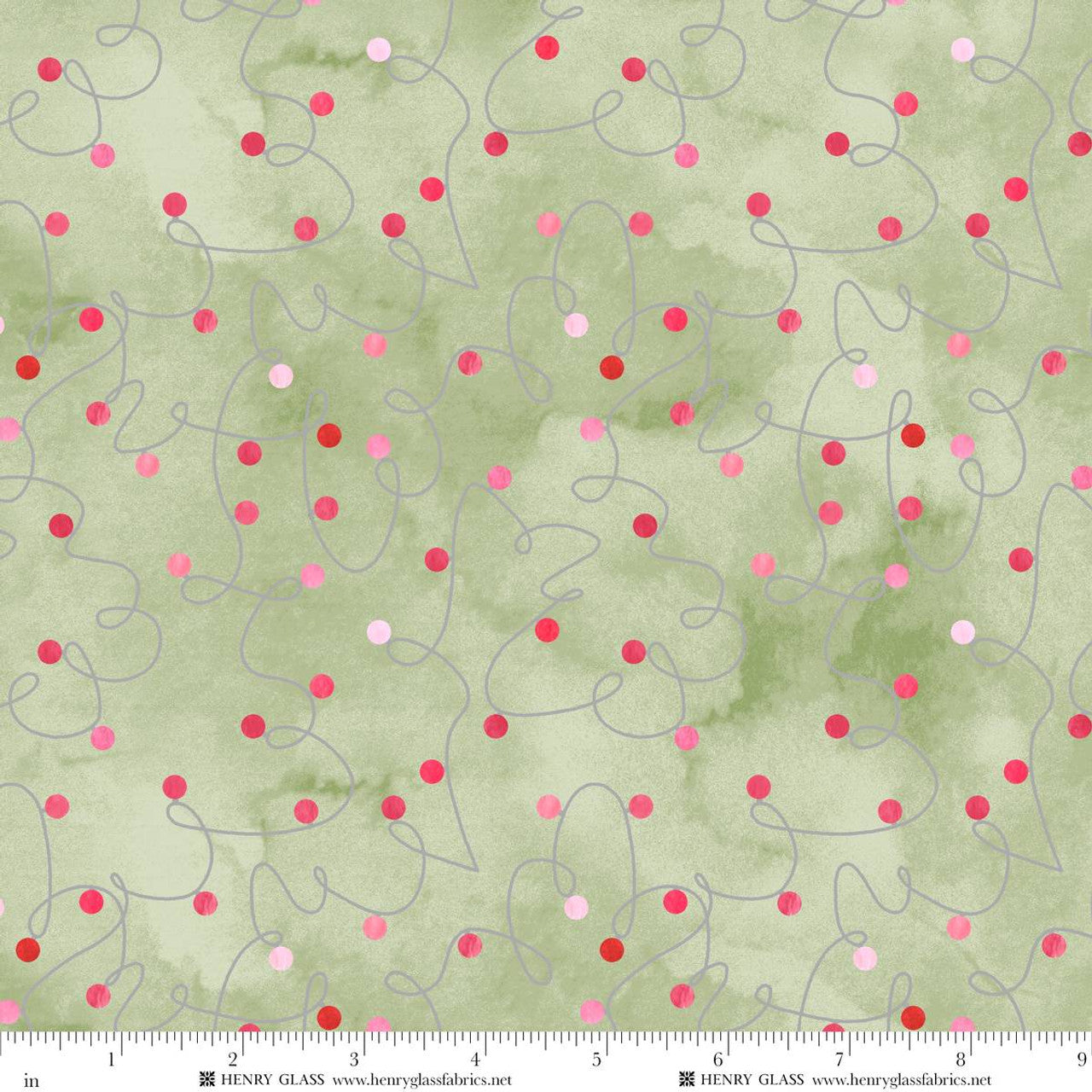 Christmas in Color by Goldi L. Studio : Light String 2447-61 Sage