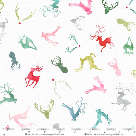 Christmas in Color by Goldi L. Studio : Oh Deer! 2446-108 Rainbow