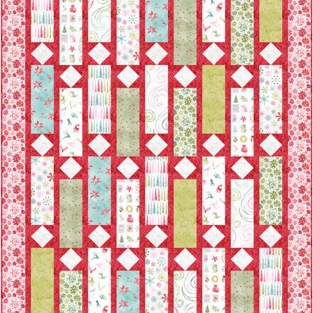 Christmas in Color by Goldi L. Studio : Punctuation Quilt Kit