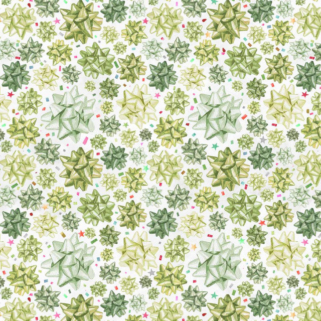 Christmas in Color by Goldi L. Studio : Stick on Bows 2444-63 Lime