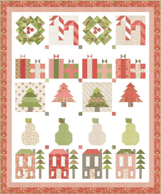 Christmas Lane Quilt Pattern by Chelsi Stratton Designs