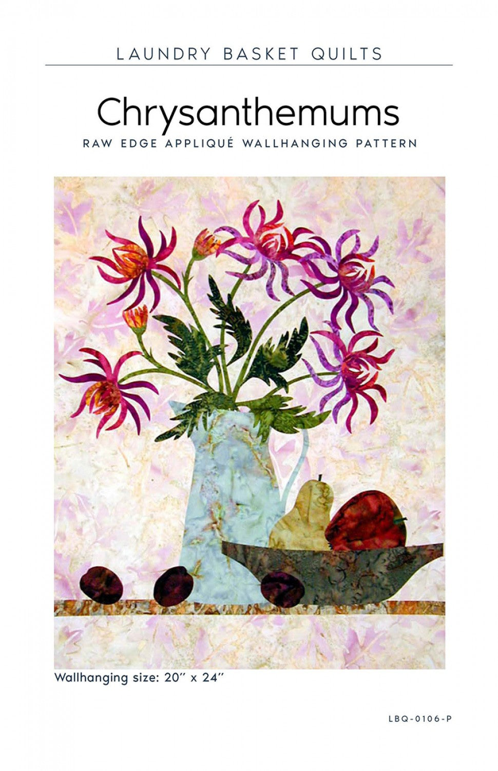 Chrysanthemums Quilt Pattern by Laundry Basket Quilts