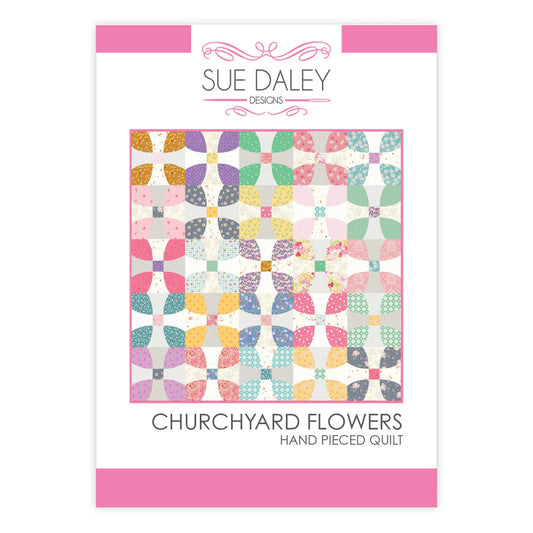 Churchyard Flowers and Templates Quilt Pattern by Sue Daley