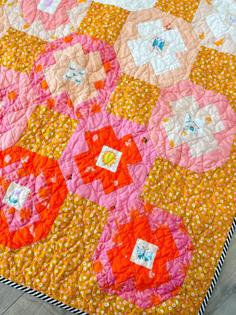 Churn Dot Quilt Pattern by Patch + Dot