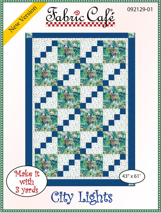 City Lights Quilt featuring Sunwashed by Corey Yoder - 3 Yard Quilt Kit