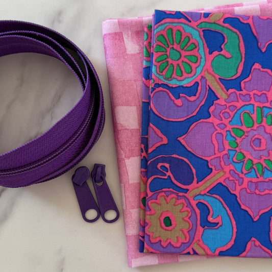Taco Zipper Pouch Kit #12 - Makes Two Large Pouches