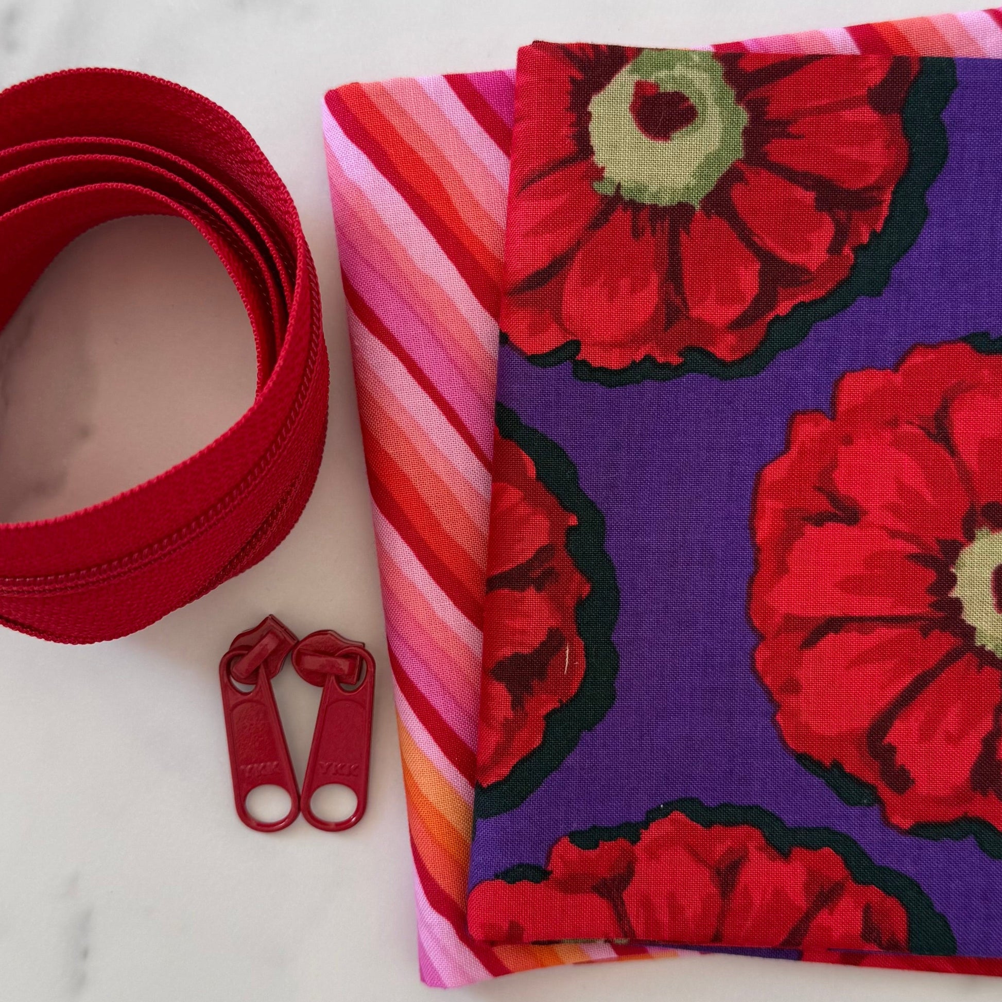 Taco Zipper Pouch Kit #14 - Makes Two Large Pouches