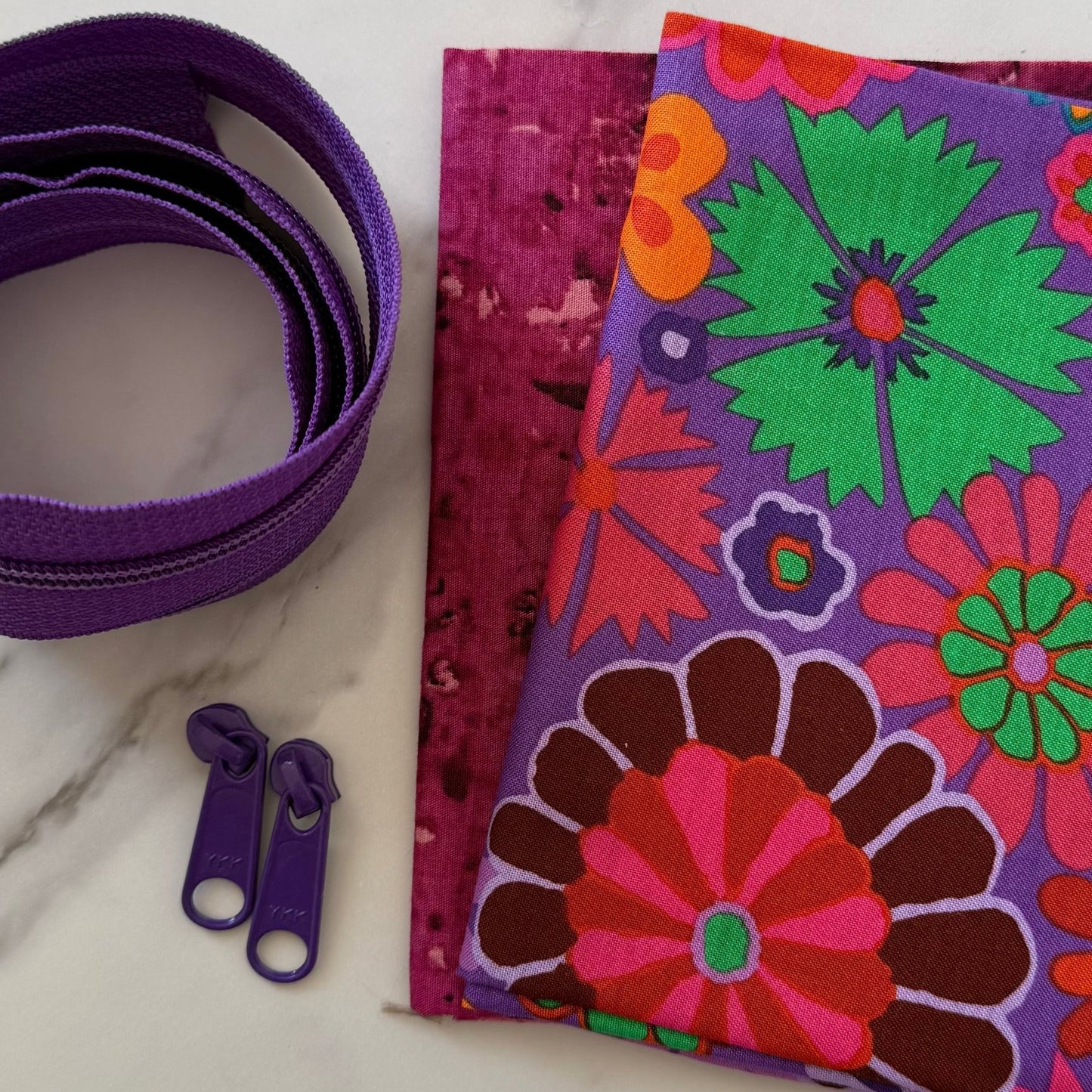 Taco Zipper Pouch Kit #19 - Makes Two Large Pouches