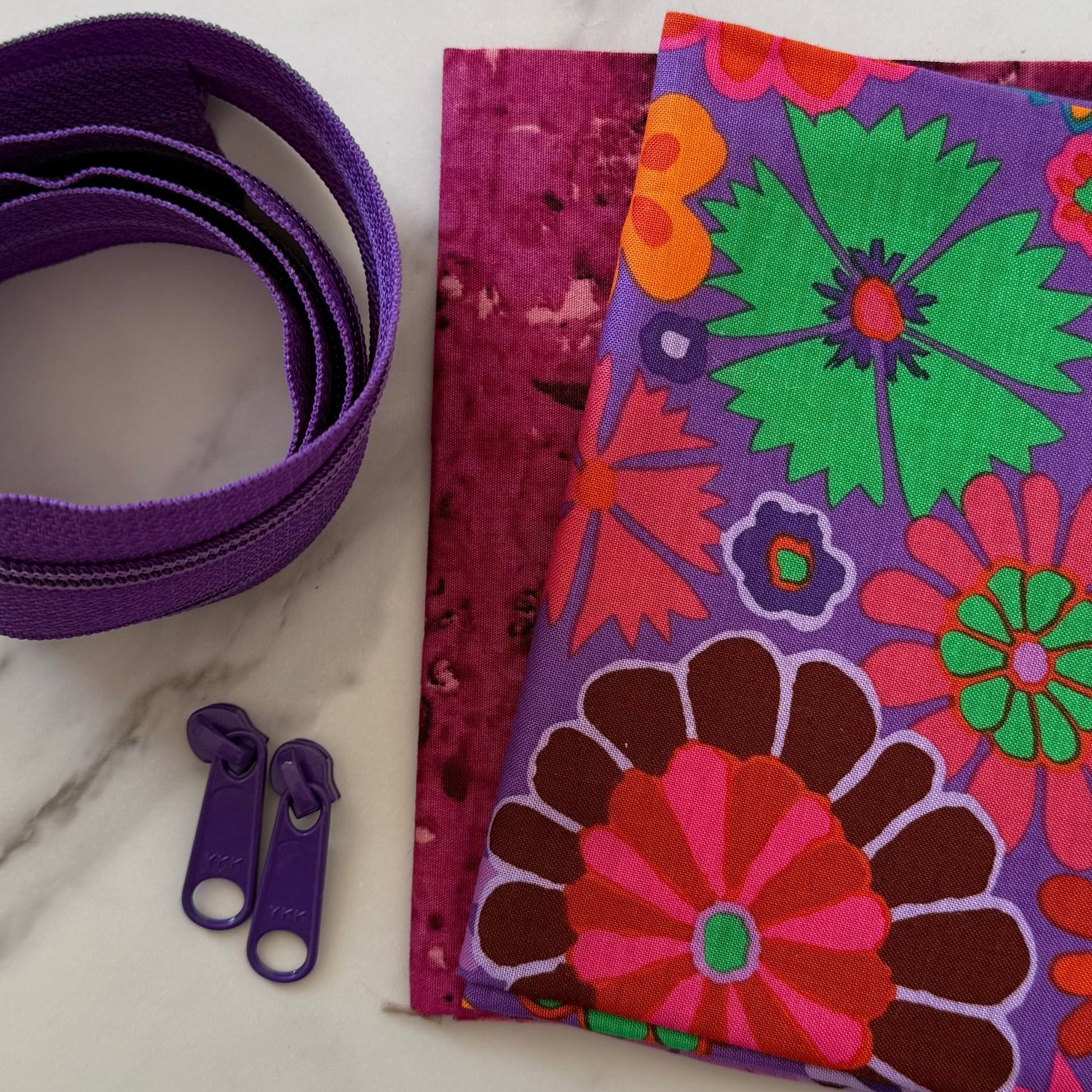 Taco Zipper Pouch Kit #19 - Makes Two Large Pouches
