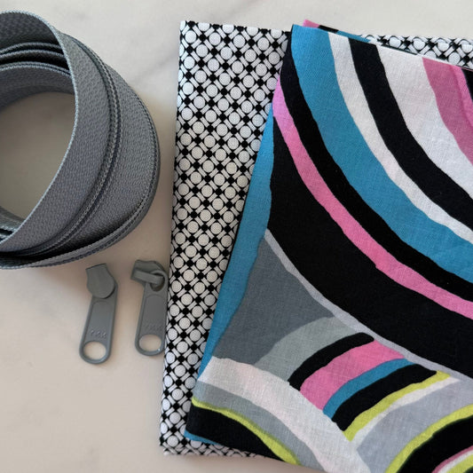 Taco Zipper Pouch Kit #6 - Makes Two Large Pouches